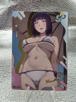 Goddess Story - Genki Parade- Naruto Hinata Hyuga Hentai Anime Waifu Card - Image 1