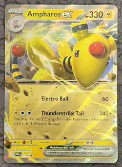 Ampharos ex 016 Sv: Scarlet & Violet Promo Cards Holo - Image 1