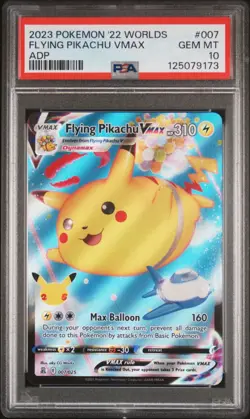 PSA 10 FLYING PIKACHU VMAX 007/025 CELEBRATIONS Pokemon Card TCG GEM MINT - Image 1