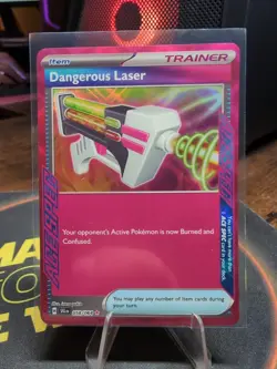 Pokemon TCG Dangerous Laser Ace Spec Shrouded Fable 058/064 English Holo Card - Image 1