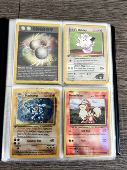 Classic Pokemon Card Portfolio! 96 Cards! Holos, Rares, and 1st Editions! - Image 1