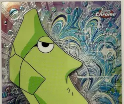 METAPOD#11, Series 1 - 2000, Topps TV Animation Edition Chrome Pokemon Card - Image 4