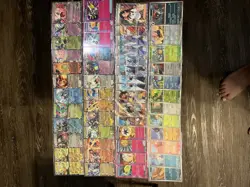Pokemon Cards 100-Card Lot (3 IR, EX, V, Trainers, Poke Ball) SLEEVES INCLUDED - Image 5