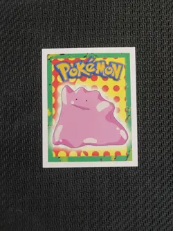 1998 Pokemon Merlin Ditto Series 1 Sticker Card #132 - Image 1
