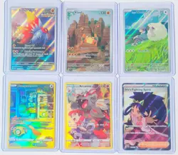🔥Lot of 6 Cards Pokemon English Full Art Holo - Pack Fresh NMOB FREE SHIPPING🔥 - Image 1