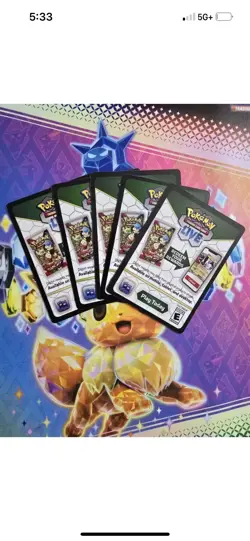 9x Prismatic Evolutions Pokemon Online TCG Code Cards - Image 1