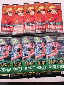 BANDAI One Piece Card Game TCG 10 pack set Set of 2 types【OP-12】【OP-13】 - Image 1