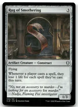 Rug of Smothering #336 (NM) Baldur's Gate CLB Magic MTG - Image 1