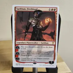 Sarkhan, Fireblood (White Border) Mystery Booster 2 Regular - Image 1