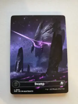 Swamp (0264) (Borderless Nm) Edge of Eternities Regular MTG - Image 1