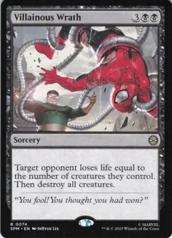 MTG Villainous Wrath (74) | NM | Spider-Man {SPM} - Image 1