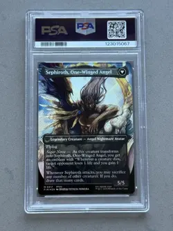 PSA 10 ~ Sephiroth Fabled Soldier Borderless Artist Foil #317 MTG Final Fantasy - Image 2