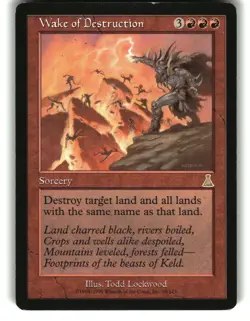 Magic the Gathering - Urza's Destiny Wake of Destruction 99 Rare 1999 - Image 1