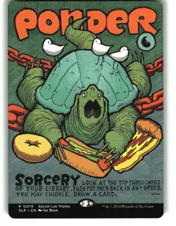 Magic the Gathering - Secret Lair Showdown Ponder 2023 19 Promo - Image 1