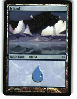 Magic the Gathering - Shards of Alara Island 2008 236 Land Foil - Image 1