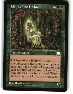 Magic the Gathering - Weatherlight Liege of the Hollows 1997 Rare - Image 1