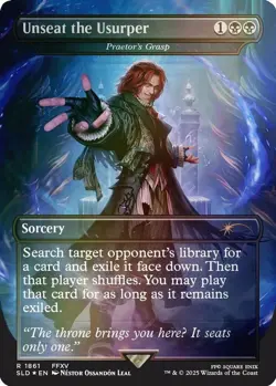 NM FOIL UNSEAT THE USURPER PRAETORS PRAETOR'S GRASP SECRET LAIR FINAL FANTASY - Image 1