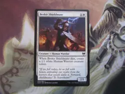 Axgard Braggart x4 and Beskir Shieldmate 4x, Kaldheim White MTG - Image 3