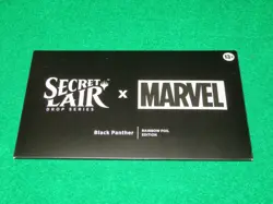 MTG SECRET LAIR X MARVEL'S BLACK PANTHER RAINBOW FOIL MAGIC THE GATHERING NEW - Image 1
