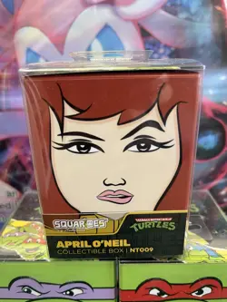 NEW DONATELLO APRIL RAPHAEL MICHELANGELO LEONARDO SQUAROES 100+ DECK BOX TMNT - Image 2