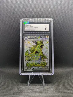 Pokemon TCG 2023 Tyranitar ex 211/197 Sv03: Obsidian Flames Holo CGC 9 Mint - Image 1