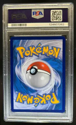 2021 Pokemon PM IDN SM Promo Mewtwo KFC Chaki Kids Meal Holo #184 PSA 7 - Image 2