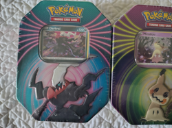 Pokemon TCG Mighty Mysterious Tin Set of Darkrai, Mimikyu & Snorlax. Sealed - Image 3