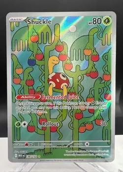 Shuckle 136/132 Mega Evolution Illustration Rare NM Pokemon TCG - Image 1