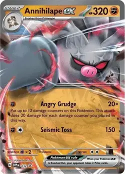 Annihilape ex SVP032 SVP 032 Scarlet & Violet Black Star Promo Pokemon NM - Image 1