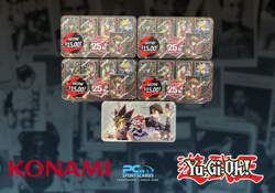 Lot x5 Yu-Gi-Oh! 25th Anniversary Dueling Heroes & Mirrors Tin Factory Sealed - Image 1