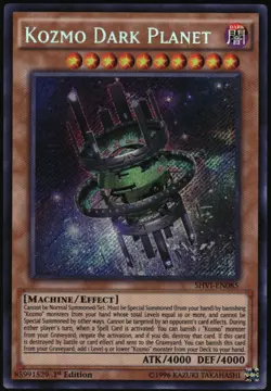 Yu-Gi-Oh! - Kozmo Dark Planet 2016 SHVI-EN085 Secret Rare 1st Edition - Image 1
