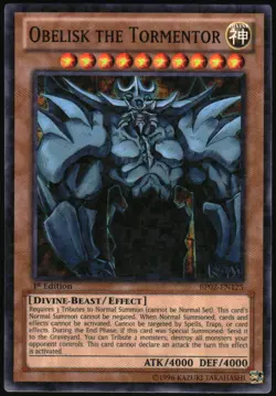 Yu-Gi-Oh! - Obelisk the Tormentor 2013 BP02-EN125 Mosaic Rare 1st Edition - Image 1