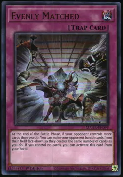 Yu-Gi-Oh! - Magnificent Mavens Evenly Matched 2022 MAMA-EN099 Ultra Rare 1st - Image 1