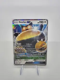 Snorlax GX SM05 SM Black Star Promo Holo Pokemon Regular Size Card - Image 1