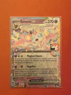 Sylveon EX Play Stamp Pokemon Prize Pack Series 7 Card 086/19 - Image 1