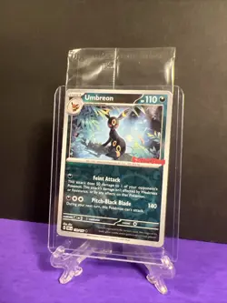 2023 Umbreon 130/197 Gamestop promo Pokemon Card Sealed English Stamped - Image 3