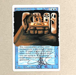 Lot of 3 Vintage MTG Revised Cards * Signed and Altered by Artist Amy Weber * - Image 5