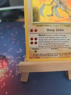 Pokemon TCG Kabutops Holo Rare Unlimited Card Fossil 9/62 HP - Image 5