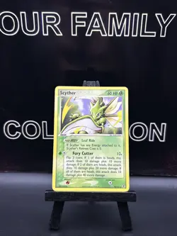 SCYTHER 29/112 - NON-Holo Rare - Fire Red & Leaf Green - Pokemon Card - MP - Image 1