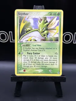 SCYTHER 29/112 - NON-Holo Rare - Fire Red & Leaf Green - Pokemon Card - MP - Image 2
