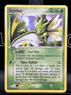 SCYTHER 29/112 - NON-Holo Rare - Fire Red & Leaf Green - Pokemon Card - MP - Image 3