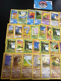 Pokemon Card 30+ Binder Collection - Vintage Card Lot1 1999-2000 Common/uncommon - Image 2