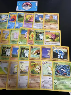 Pokemon Card 30+ Binder Collection - Vintage Card Lot1 1999-2000 Common/uncommon - Image 3