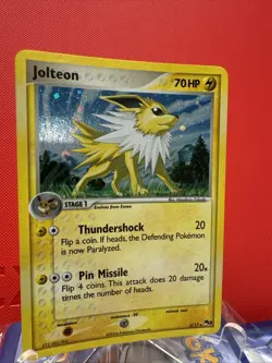 Jolteon 3/17 POP Series 3 LP+ Holo Rare English Pokemon Holofoil TCG Card - Image 2