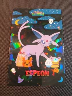 Pokemon 2024 Card Database Halloween Set Espeon Cracked Holo Peru US Seller - Image 1