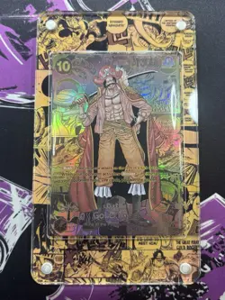 Gol D. Roger Manga Op09 Proxy Card - High Quality Texture English CASE INCLUDED - Image 1