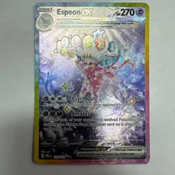 Espeon EX 155/131 Prismatic Evolutions Holo Card English, Near Mint - Image 1