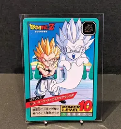 gotenks Dragon Ball Card Vintage Carddass Akira Toriyama 1995 japanese - Image 1