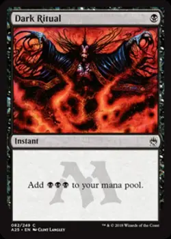 Dark Ritual -Foil Light Play MTG Masters 25 - Image 1