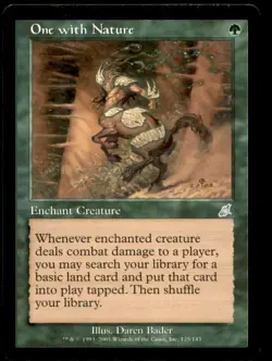 One with Nature Scourge Light Play MTG Magic the Gathering - Image 1